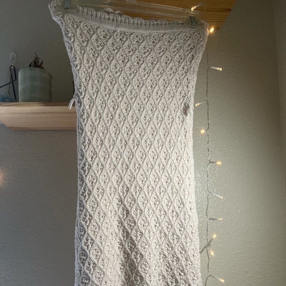 BodyCon Crochet Strapless Dress